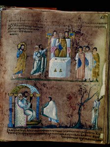 Den lilla Codex Rossanensis, 6. århundre (manuskript) av Unknown artist