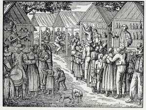 De to sjarlatanene - fra et trestikk av Unknown artist