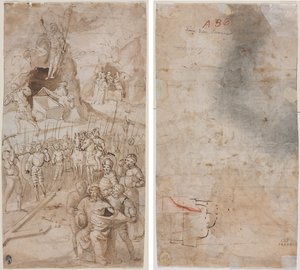 Three Scenes from the Passion of Christ (recto) Architectural Sketch (verso)    1304851   no       norwegian Successfully Translated  Original: En frygtelig død (13) Translat: En frygtelig død (13) 1276348 no norwegian Successfully Translated Original: To  av Unknown artist
