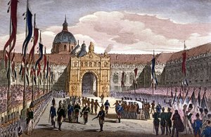 Overføring av asken til Napoleon I til Invalides i Paris av Unknown artist