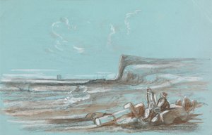 To fiskere på en strand av Unknown artist
