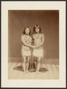 [To kvinner som holder hender] av Unknown artist