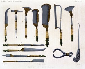 Veneribrett: venersett fra 1500-tallet. I "" Middelalderen og renessansen"" av Lacroix. av Unknown artist