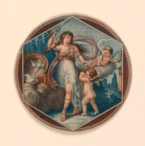 Venus og Amor av Unknown artist