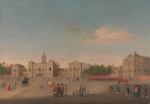 Utsikt over Horse Guards og Whitehall av Unknown artist