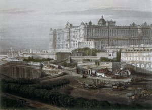 Utsikt over Madrid av Unknown artist