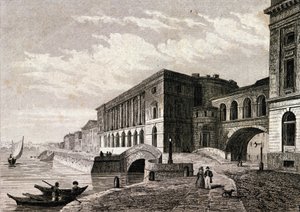 Utsikt over St. Petersburg-teatret i 1828. av Unknown artist