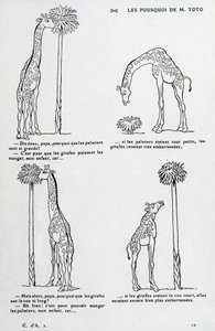 Hvorfor fra Mr. Toto: Hvorfor palmetreet er så stort og hvorfor sjiraffen har så lang hals. (komedie som bygger på Darwins teori) av Unknown artist