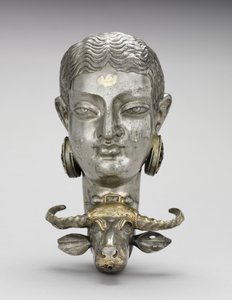 Kvinne og vannbøffel Rhyton av Unknown artist