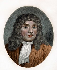 portrett av Antonie Van Leeuwenhoek eller Anton van Leeuwenhoek, eller Leeuvenhoek, eller Leeuwenhoeck.Nederlandsk naturforsker (1632 til 1723). 1700-talls gravering. av Unknown artist