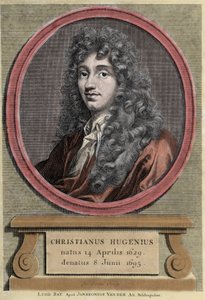 portrett av Christiaan Huygens.Nederlandsk fysiker og matematiker (1629-1695). av Unknown artist