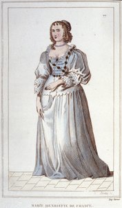 portrett av Henriette-Marie av Frankrike. Paris av Unknown artist