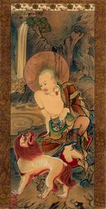 Arhat, japansk, sen Kamakura-periode, 1300-tallet 1886. av Unknown follower of Ryozen