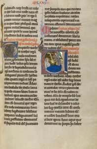 En engel foran Micah av Unknown  – illuminator