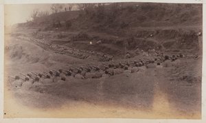 Fjerde Goorkha-regiment bemanner skanse av Unknown photographer