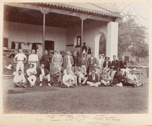En cricketkamp, Peshawar av Unknown photographer