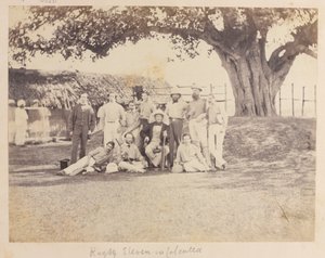 Hærens cricketlag, Calcutta av Unknown photographer