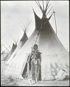 Blackfoot Indian, Calgary-området av Unknown photographer
