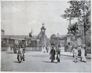 Inngang til slakteriene i La Villette av Unknown photographer