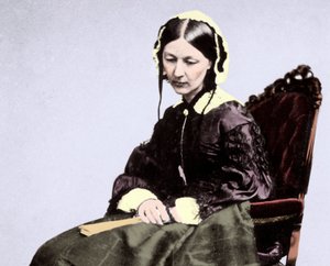 Florence Nightingale (1820-1910) av Unknown photographer