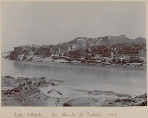 Fort Attock ved bredden av Indus av Unknown photographer
