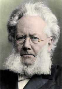 HENRIK IBSEN (1828-1906) norsk poet og dramatiker - Portrett av Henrik (Henri) Johan Ibsen (1828-1906), norsk dramatiker av Unknown photographer