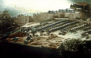 I Montmartre utgjør store regjeringsvåpen en trussel mot Paris 18. mars av Unknown photographer