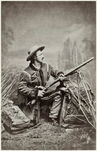 John Baker Omohundro bedre kjent som "Texas Jack", en cowboy og grensespeider for den konfødererte hæren av Unknown photographer