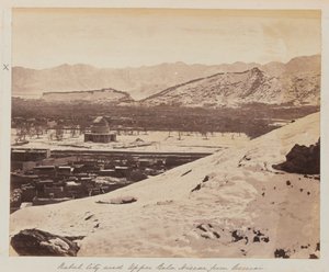 Kabul fra Asmai av Unknown photographer