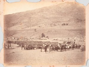 Kashmir-kontingenten fra Black Mountain-ekspedisjonen av Unknown photographer