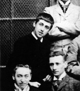 Marcel Proust (1871-1922) ved High School i Paris, ca. 1887 av Unknown photographer