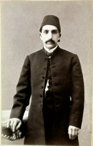 Det osmanske riket: Portrett av Sultan Abdulhamid II (Abd ul Hamid, Abd-ul-Hamid, Abdulhemit, Abdul Hamid, Abd al-Hamid, Abd al-Hamid, Abd al-Hamid) (1842-1918) ”Fotografi. Ankara, Turkish Historical Society, Tyrkia
