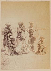 Pathan stammemenn av Unknown photographer