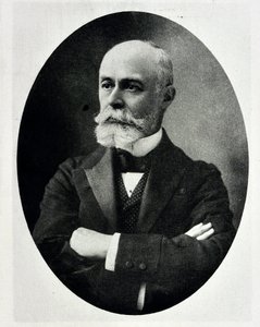 Portrett av Antoine Henri Becquerel - engelsk fysiker, nobelprisvinner 1852-1908 av Unknown photographer