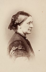Portrett av Clara Schumann av Unknown photographer