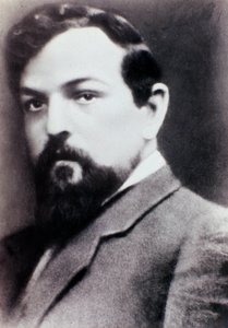 Portrett av Claude Debussy (s/hvitt bilde) av Unknown photographer