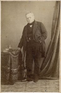 Portrett av grev Camillo Berso av Cavour (1810-61) - rundt 1855 av Unknown photographer