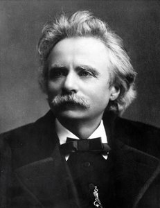 Portrett av Edvard Grieg (1843 - 1907) norsk komponist. av Unknown photographer