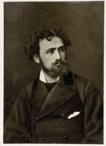 Portrett av Eugène Delacroix (1798 - 1863) i 1854. av Unknown photographer