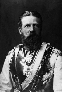 Portrett av Frederic III (1831-1888), konge av Preussen og keiser av Tyskland i 1888 i 99 dager. av Unknown photographer