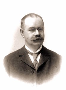 Portrett av Hermann Hollerith (1860-1929), amerikansk statistiker. av Unknown photographer