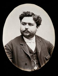 Portrett av Isaac Albeniz av Unknown photographer