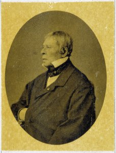 Portrett av Jean Auguste Dominique Ingres (1780 - 1867) i 1841. av Unknown photographer