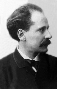 Portrett av Jules Massenet (1842-1912), fransk komponist. av Unknown photographer