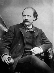 Portrett av Jules Massenet (s/h foto) av Unknown photographer