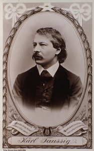 Portrett av Karl Taussig (gravering etter bilde) av Unknown photographer