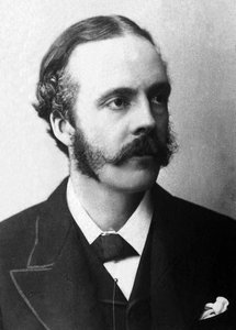 Portrett av Lord Arthur James Balfour (1848-1930), britisk politiker. av Unknown photographer