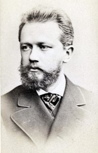 Portrait of Piotr or Petr Ilyich Tchaikovsky (or Tchaikowsky av Unknown photographer