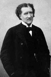 Portrett av Victorien Sardou (1831-1908), fransk dramatiker. av Unknown photographer
