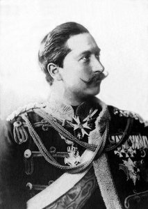 Portrett av Vilhelm II (1859-1941), siste keiser av Tyskland og siste konge av Preussen fra 1888 til 1918. av Unknown photographer